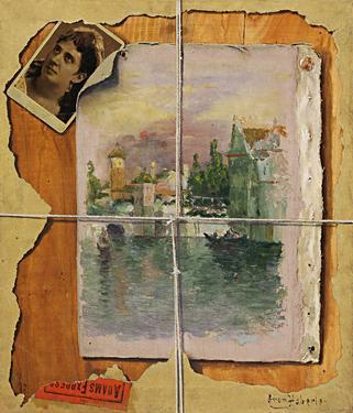 John Haberle Torn in Transit oil painting picture